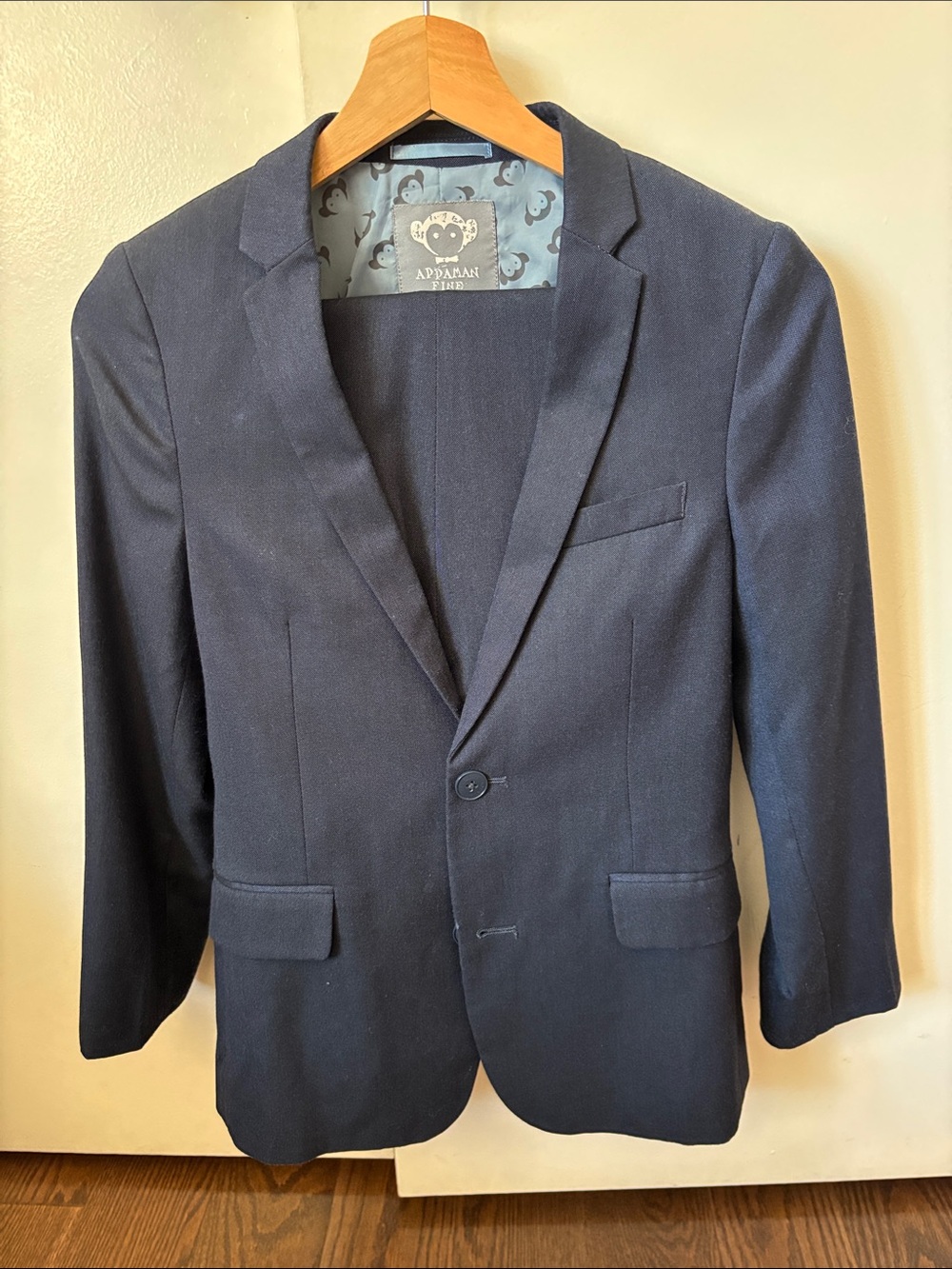 Appaman Navy Boys Mod Suit size 14